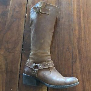 Leather Knee high riding boots